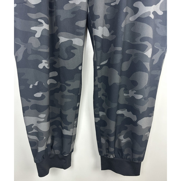 Chicos Zenergy Camo Joggers Black Gray Camouflage Cargo Leisure 3.5 Plus Size 18 - Picture 5 of 11